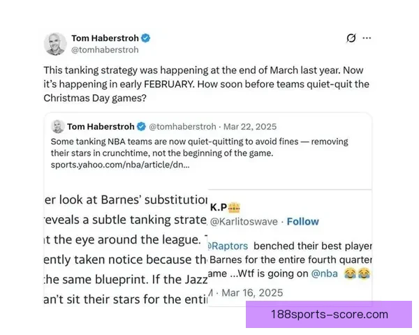 NBA反摆烂方案引发热议 专家批季后赛队伍不应围绕乐透签制定计划