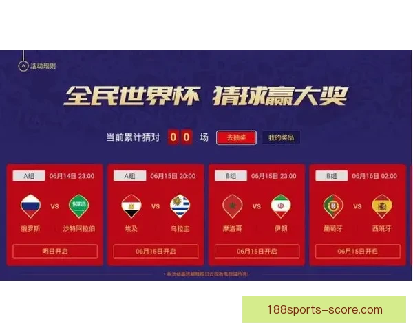 世界杯竞猜福利平台全新上线畅享赛事激情赢取超值豪礼体验精彩足球盛宴